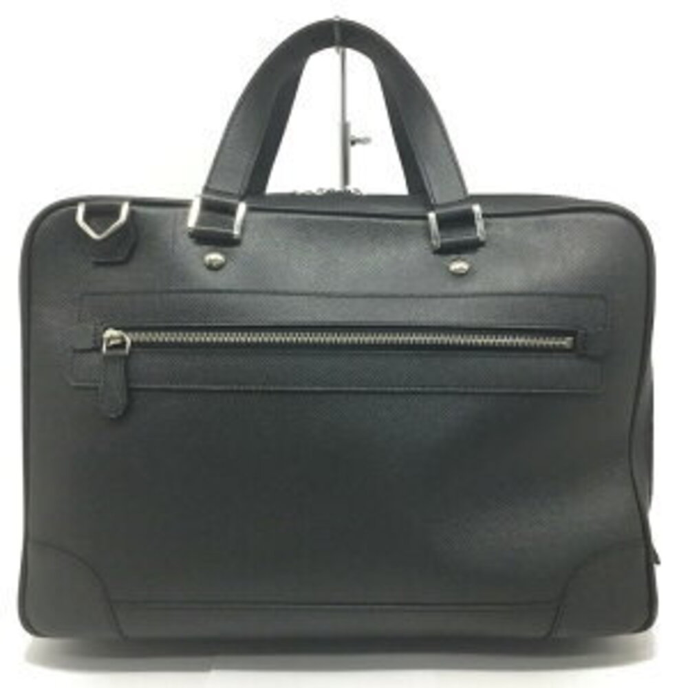 LOUIS VUITTON Alexander Ardoise Black Handbag Business Bag Taiga Black
